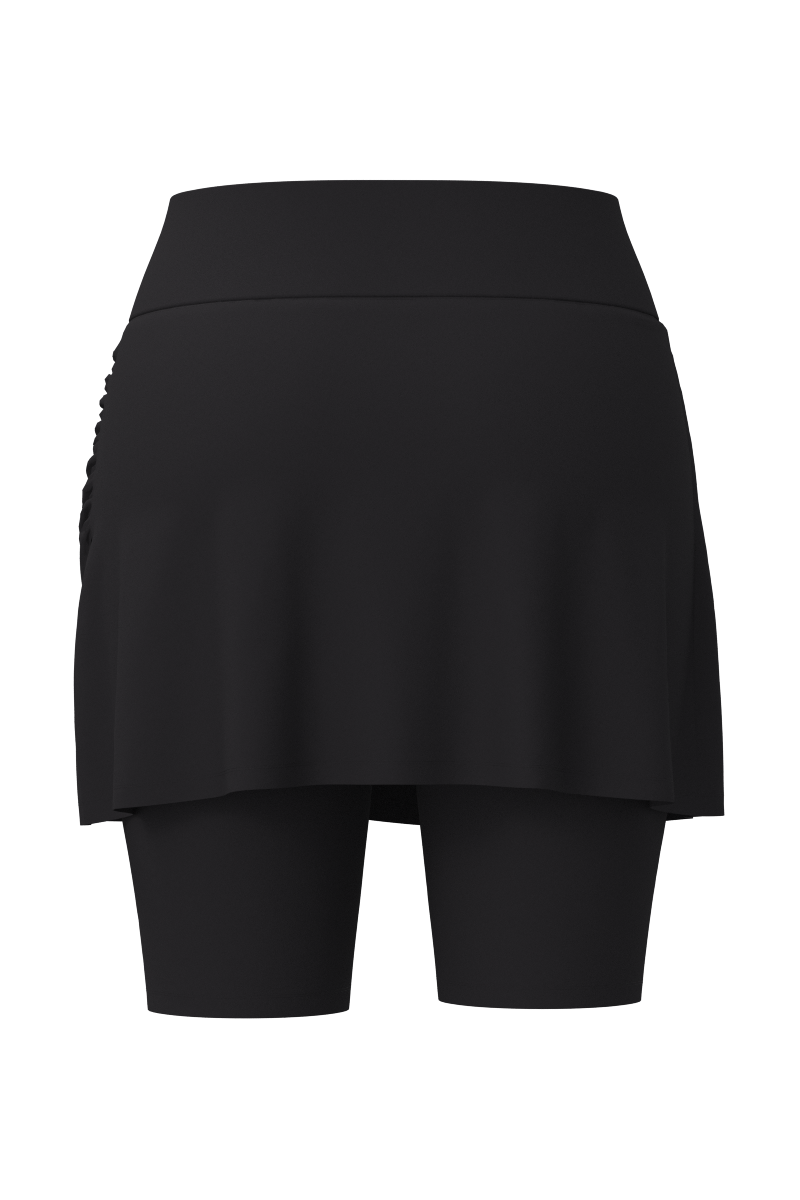 Women's Kahula Skirted Swim Shorts | Black