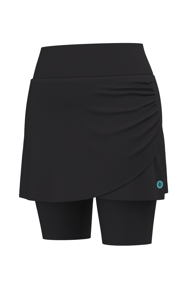Women's Kahula Skirted Swim Shorts | Black