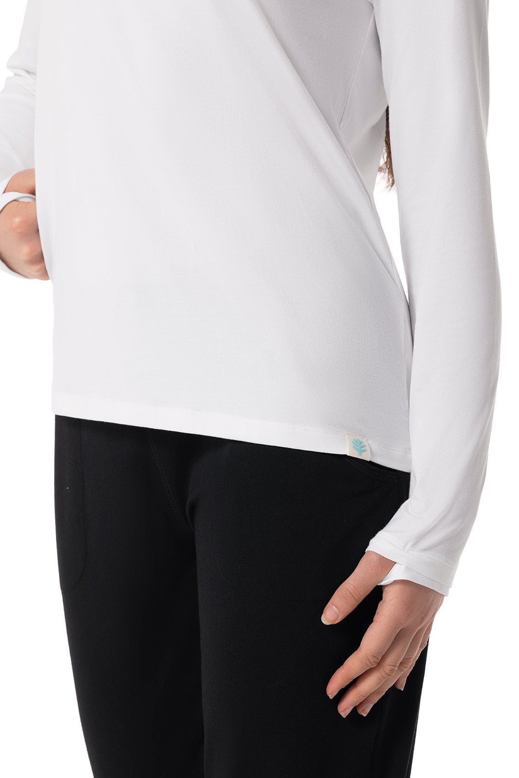 Women's Hallandale Long Sleeve Henley | White