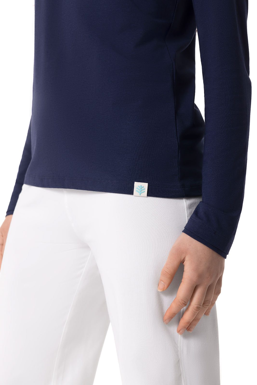 Women's Hallandale Long Sleeve Henley | Navy