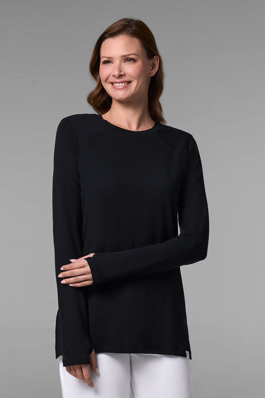 Women's Dania Long Sleeve T-Shirt | Black