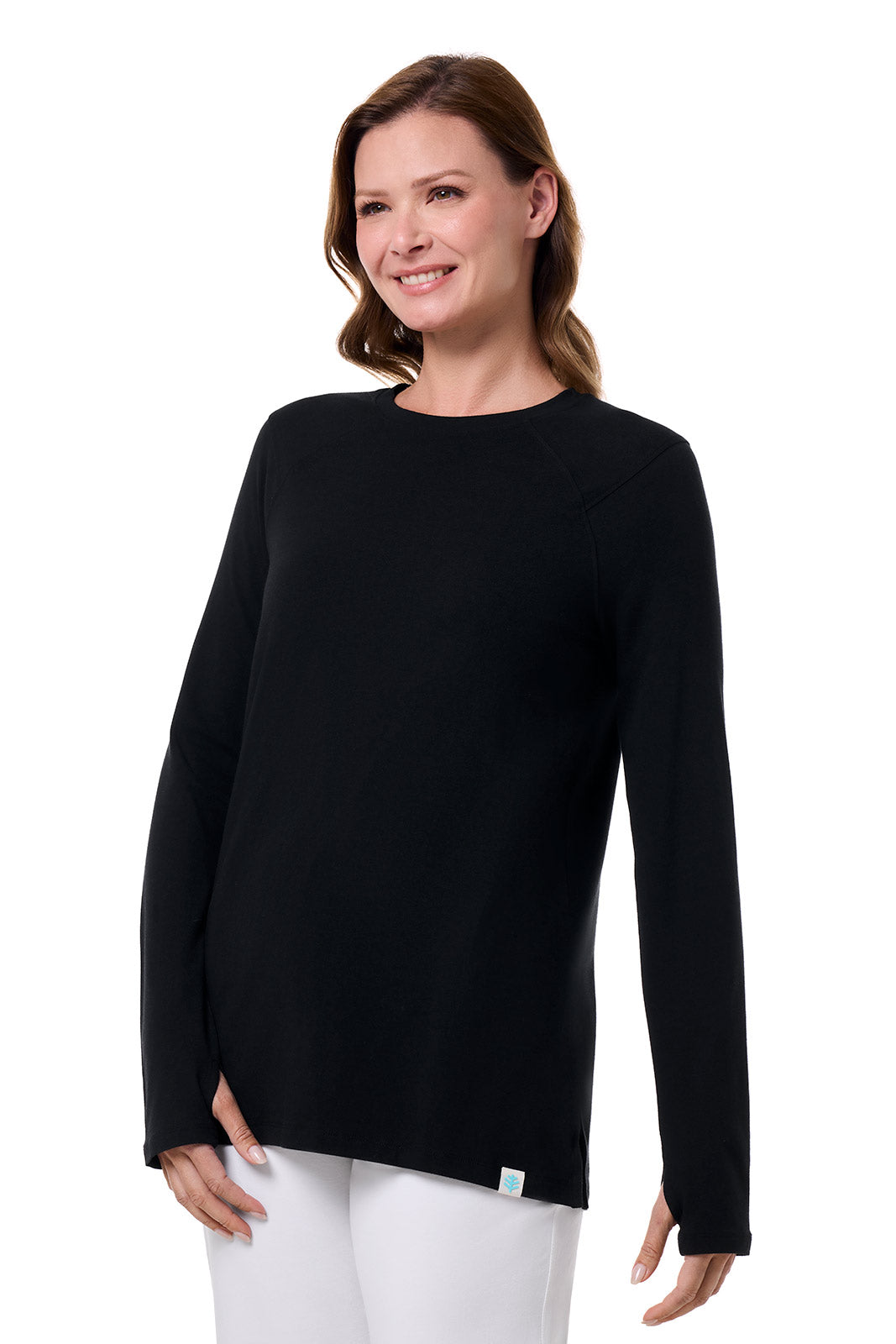 Women's Dania Long Sleeve T-Shirt | Black