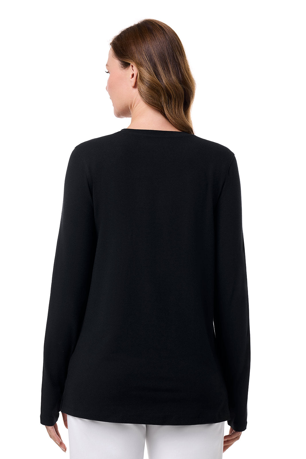 Women's Dania Long Sleeve T-Shirt | Black