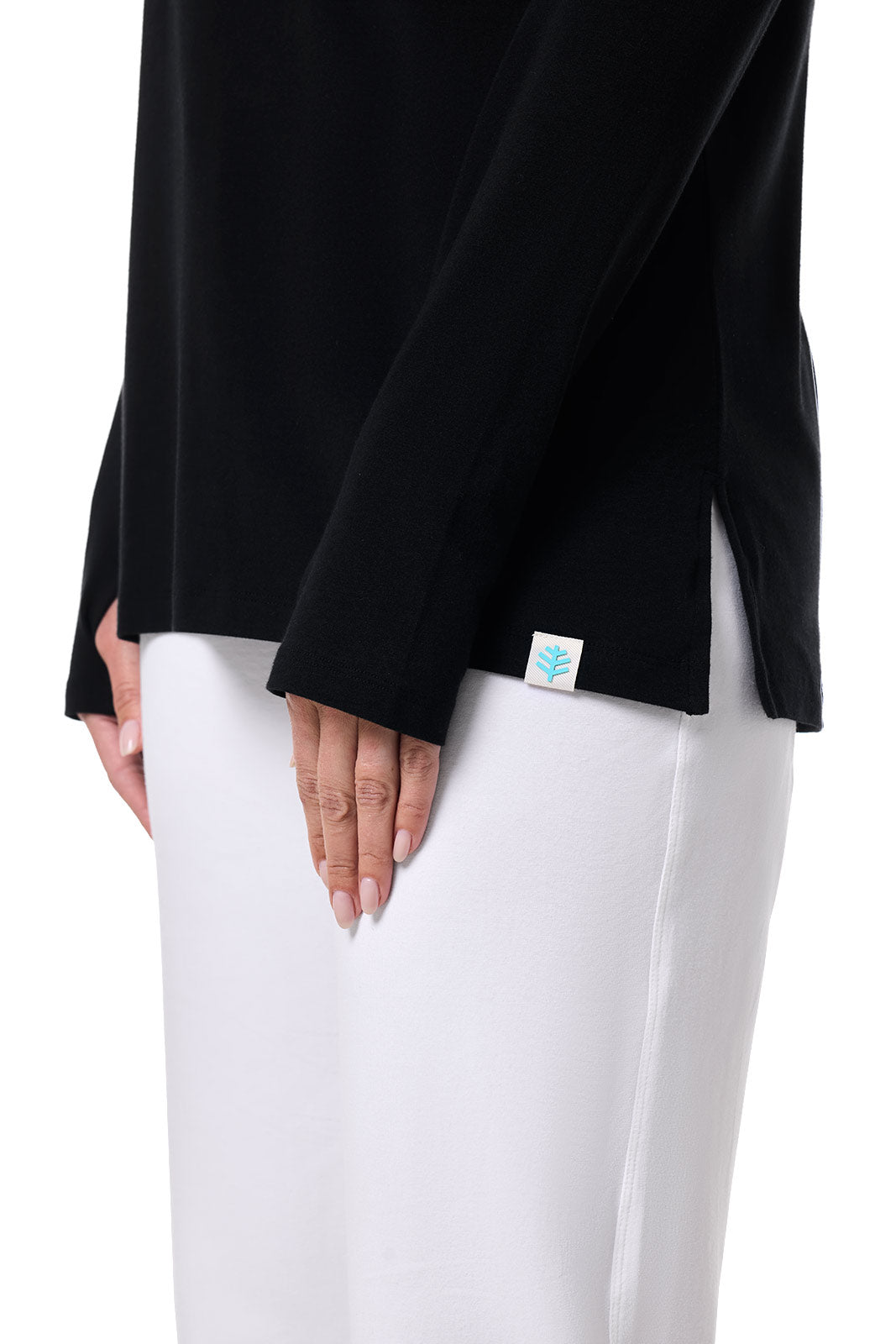 Women's Dania Long Sleeve T-Shirt | Black