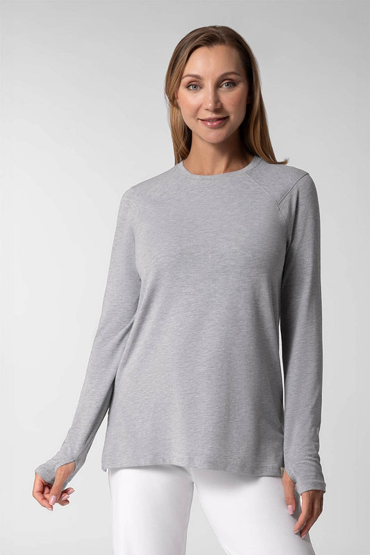 Women's Dania Long Sleeve T-Shirt | Grey Heather