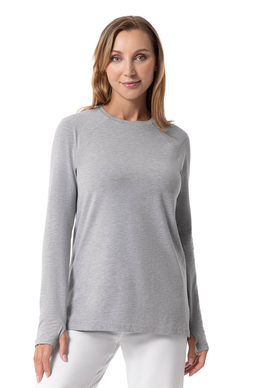 Women's Dania Long Sleeve T-Shirt | Grey Heather