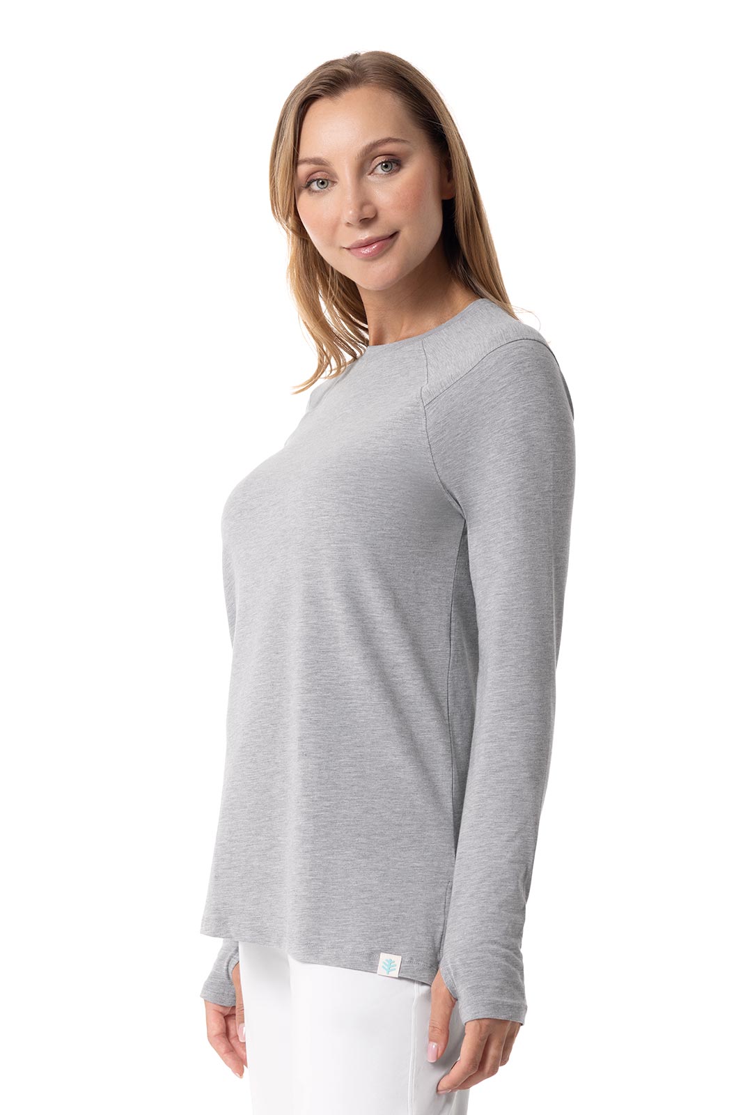 Women's Dania Long Sleeve T-Shirt | Grey Heather