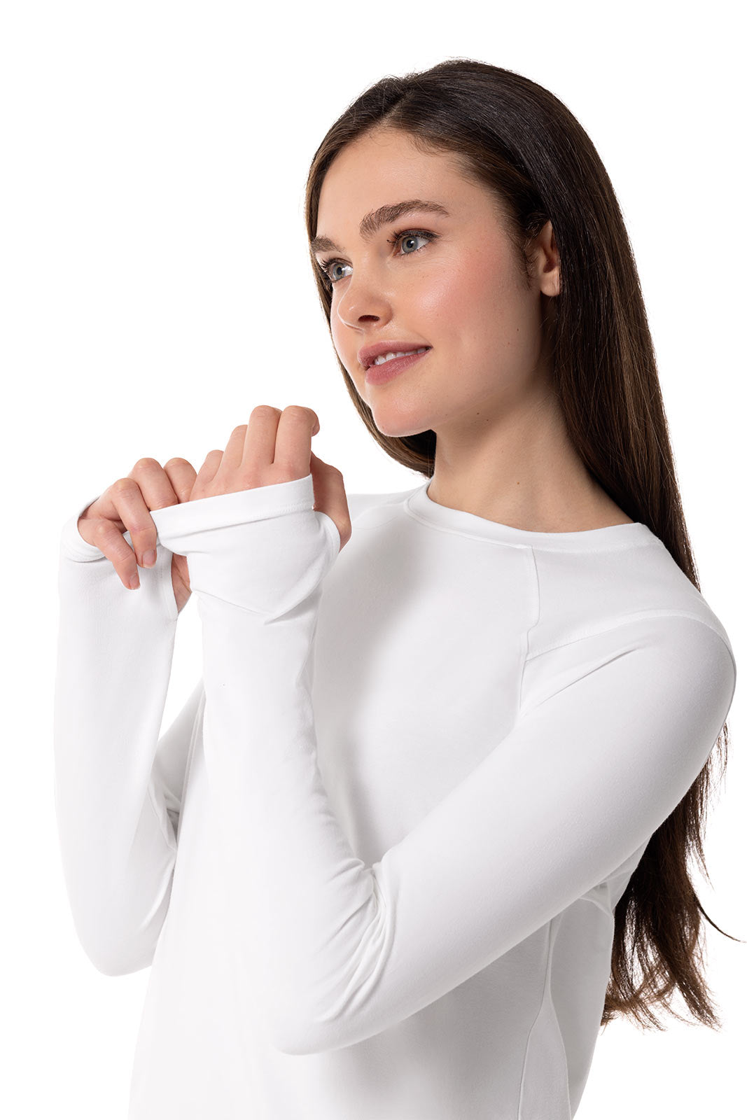 Women's Dania Long Sleeve T-Shirt | White