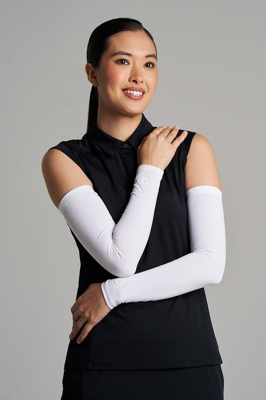 Women's Women MaxShield Performance Arm Sleeve | White