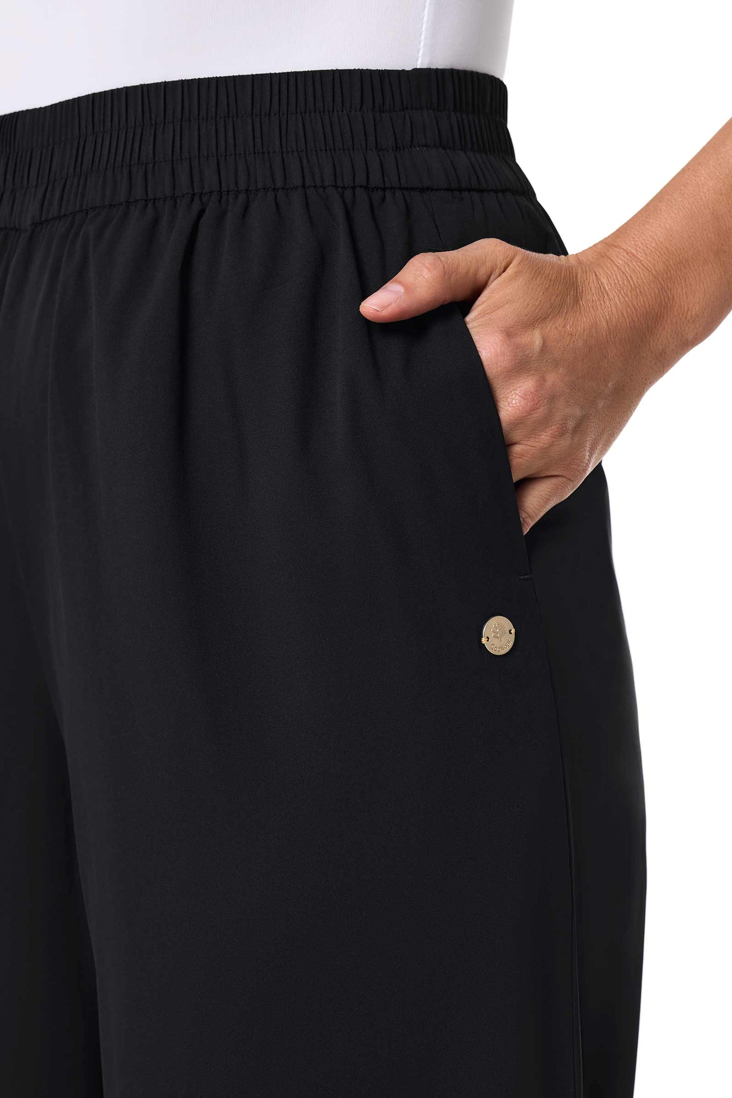 Women's Leros Wide Leg Pants | Black