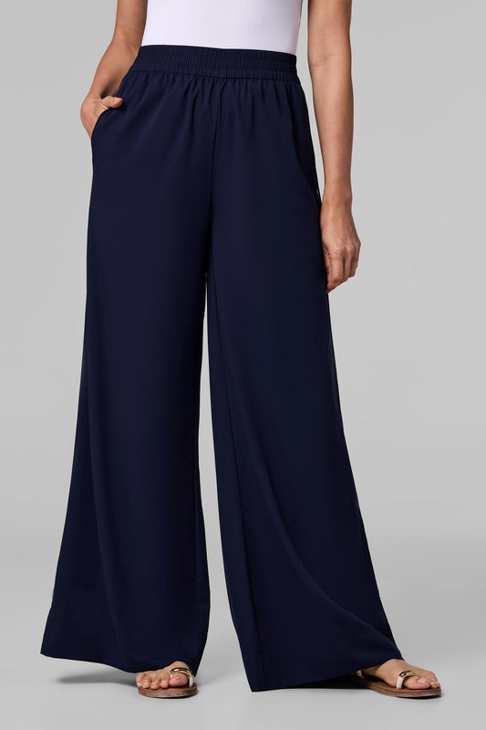 Women's Leros Wide Leg Pants | Navy
