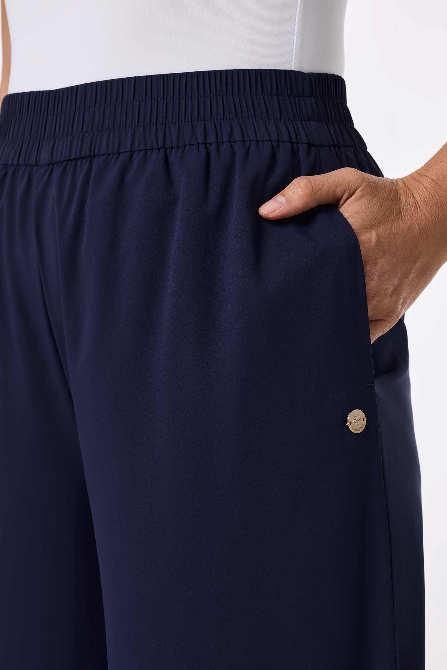 Women's Leros Wide Leg Pants | Navy