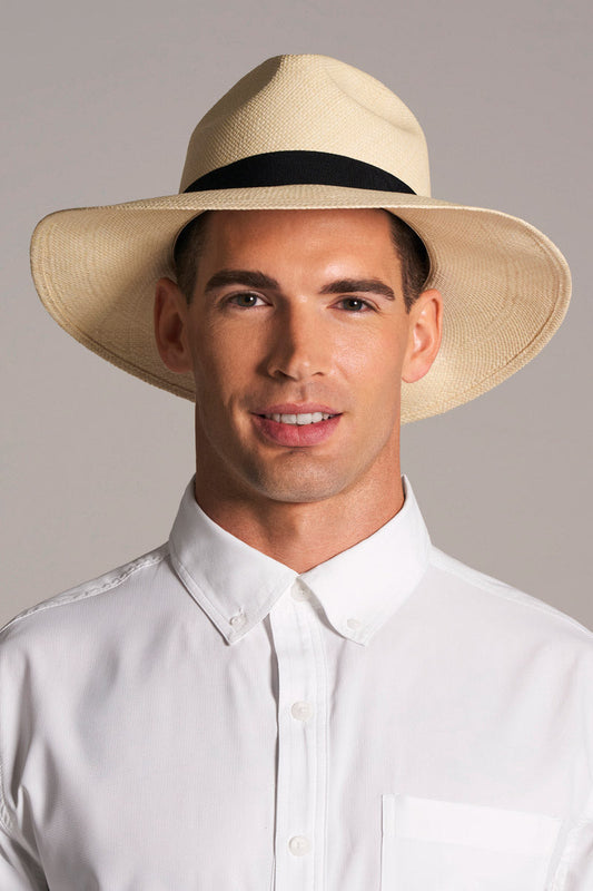 Unisex Cuenca Wide Brim Genuine Panama Hat | Natural