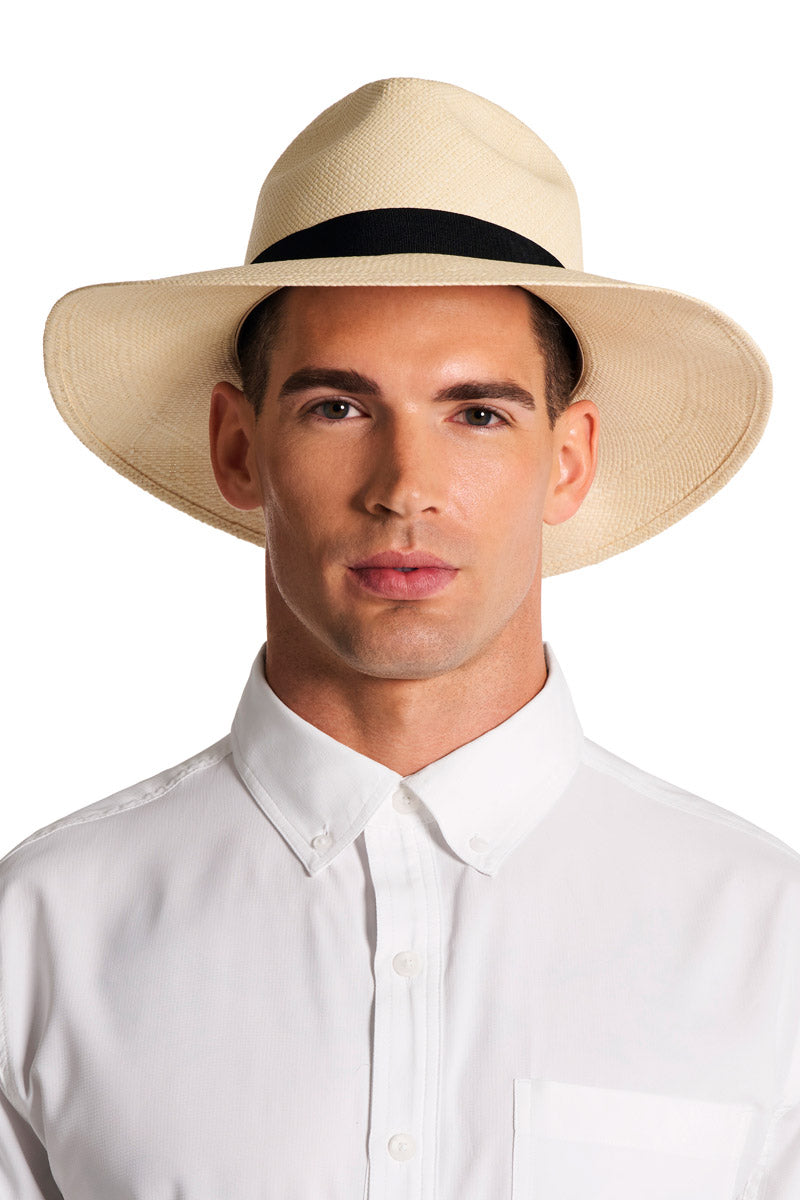 Unisex Cuenca Wide Brim Genuine Panama Hat | Natural