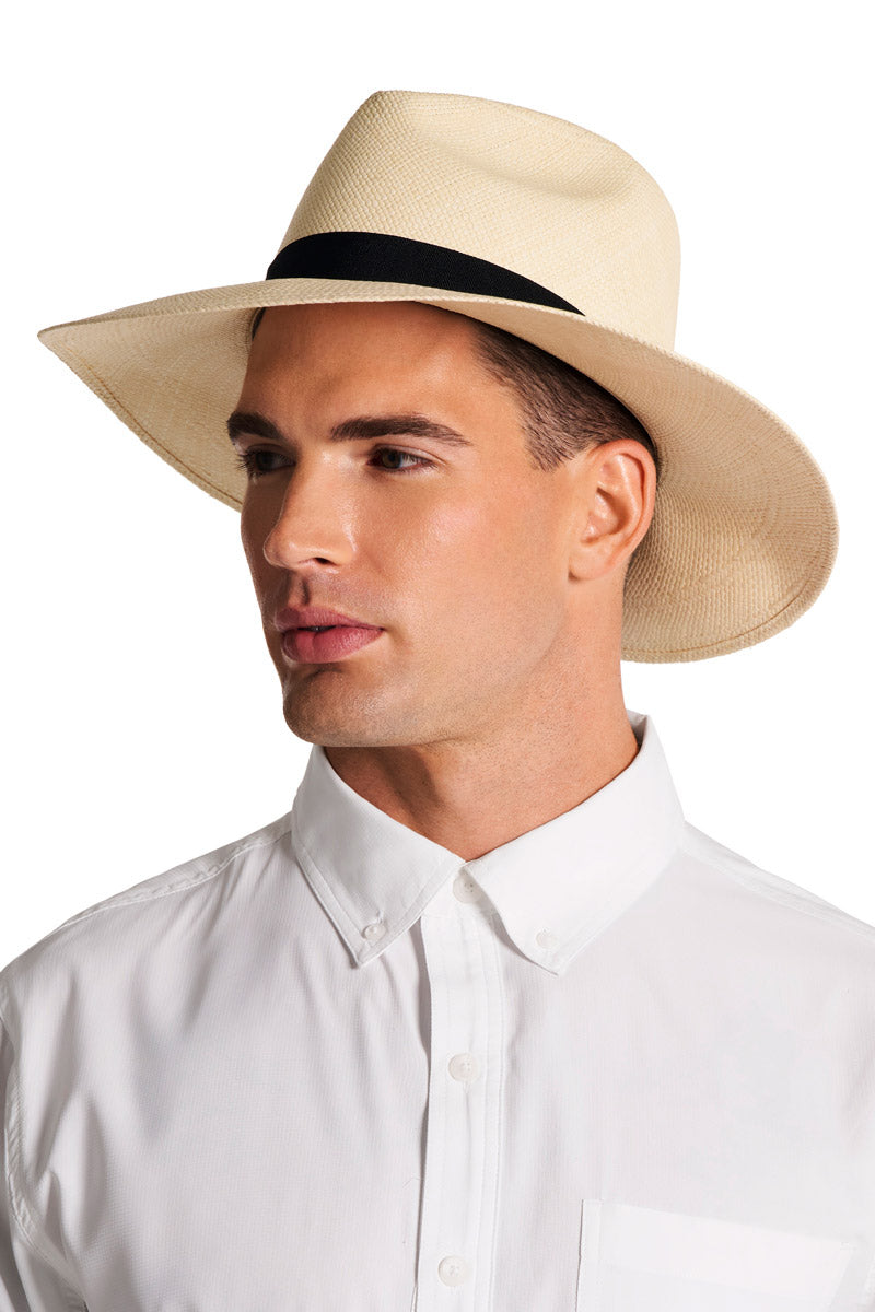 Unisex Cuenca Wide Brim Genuine Panama Hat | Natural