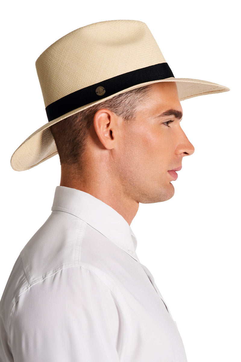 Unisex Cuenca Wide Brim Genuine Panama Hat | Natural