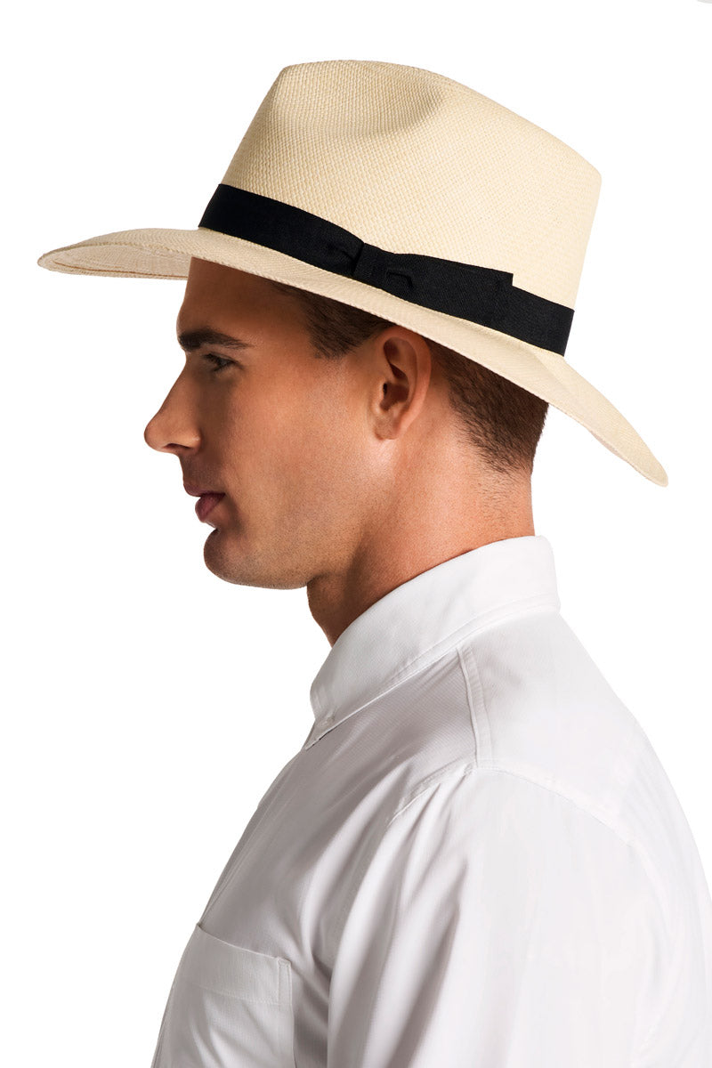 Unisex Cuenca Wide Brim Genuine Panama Hat | Natural