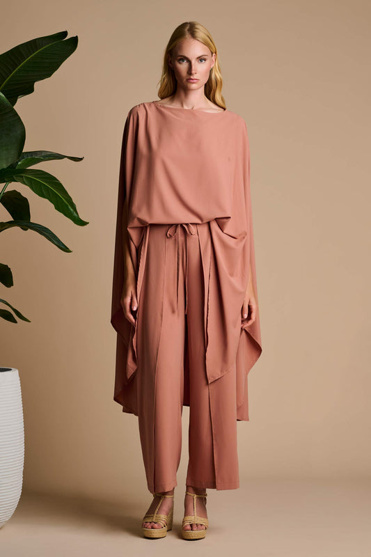 Women's Mott50 Hydra Sun Poncho | Mocha Mousse