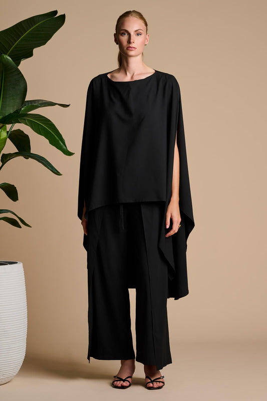 Women's Mott50 Hydra Sun Poncho | Black