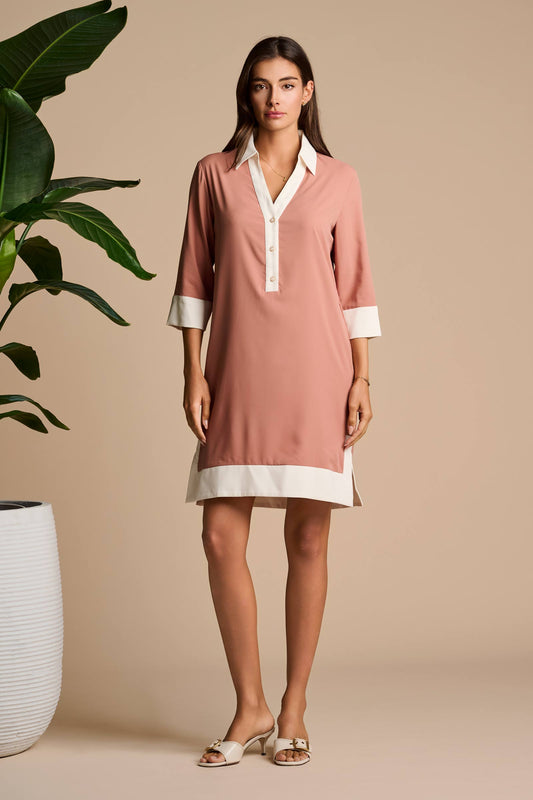 Women's Mott50 Icaria Tunic Dress | Mocha Mousse