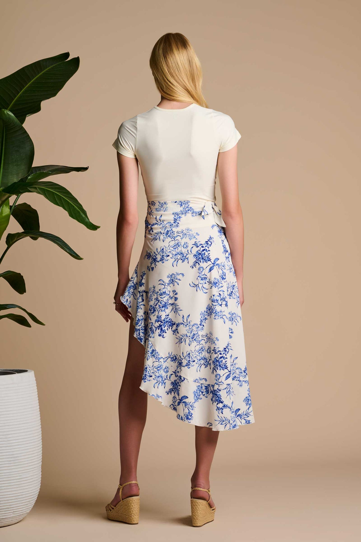 Women's Mott50 Samos Wrap | Vanilla China Blue Damask