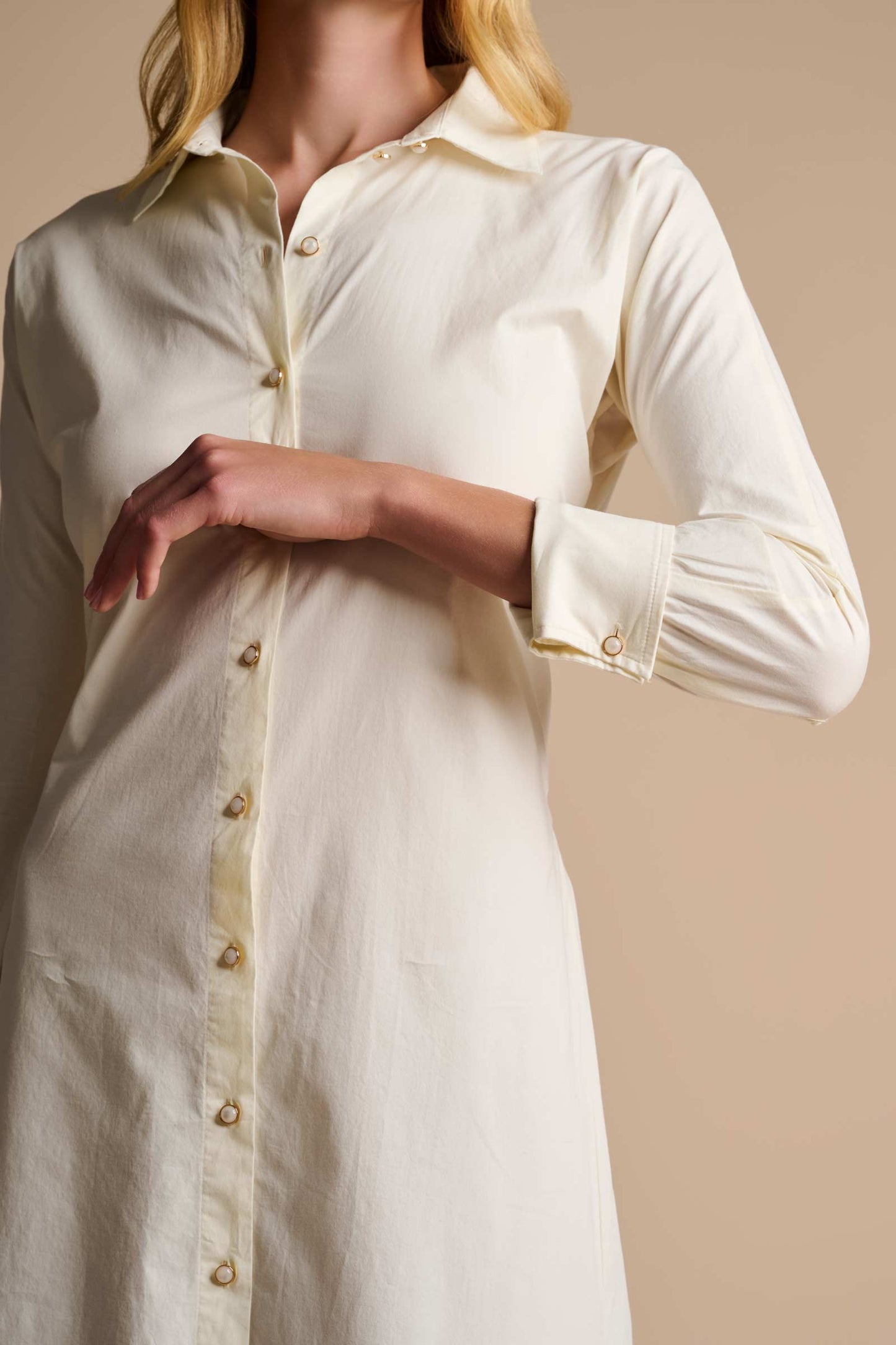 Women's Mott50 Captiva 2.0 Shirt Dress | Vanilla