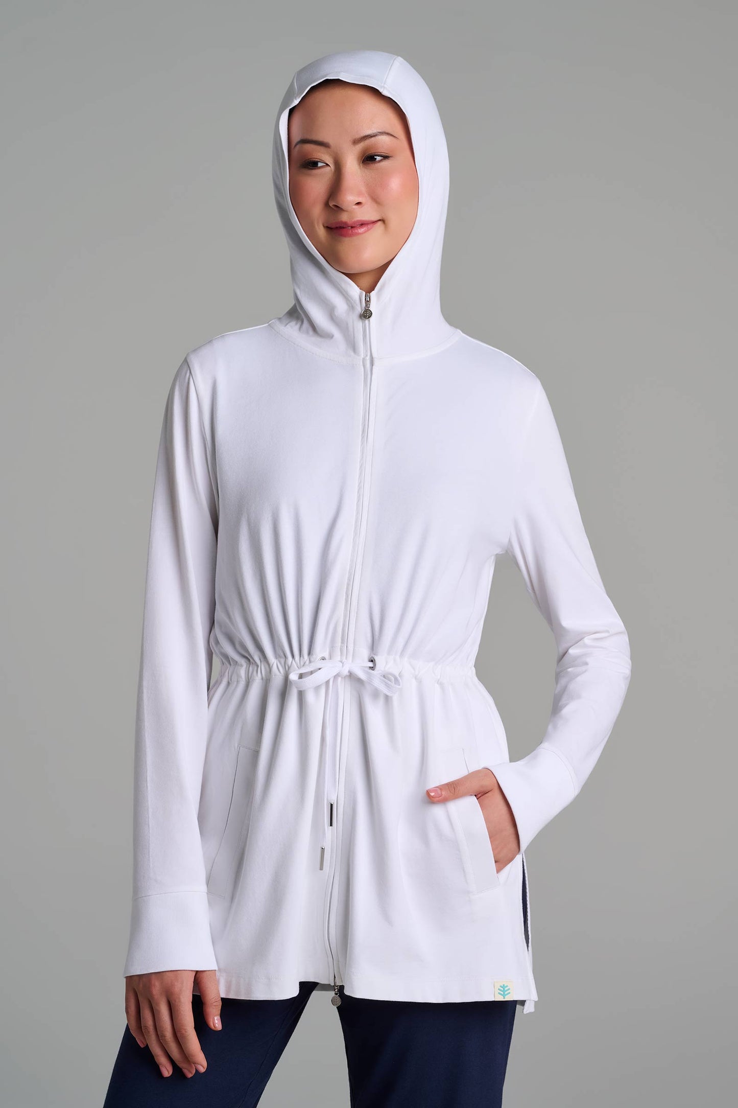 Women's Waterfront Hoodie | White