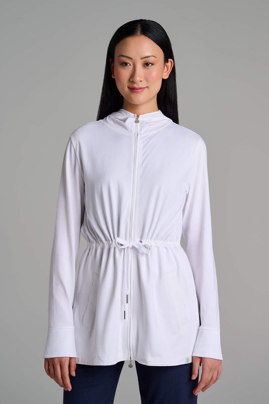 Women's Waterfront Hoodie | White