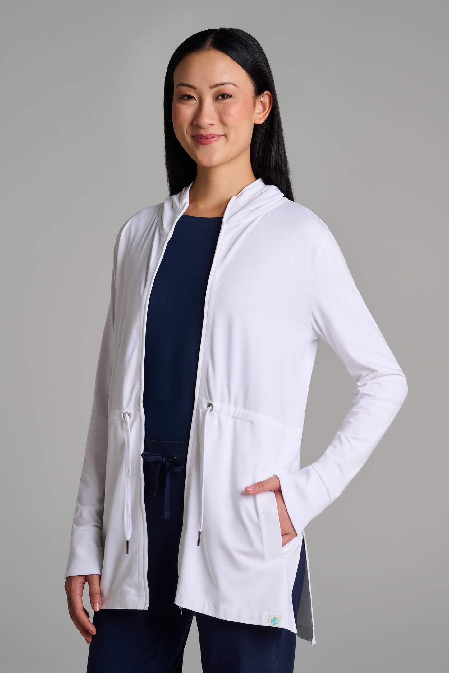 Women's Waterfront Hoodie | White