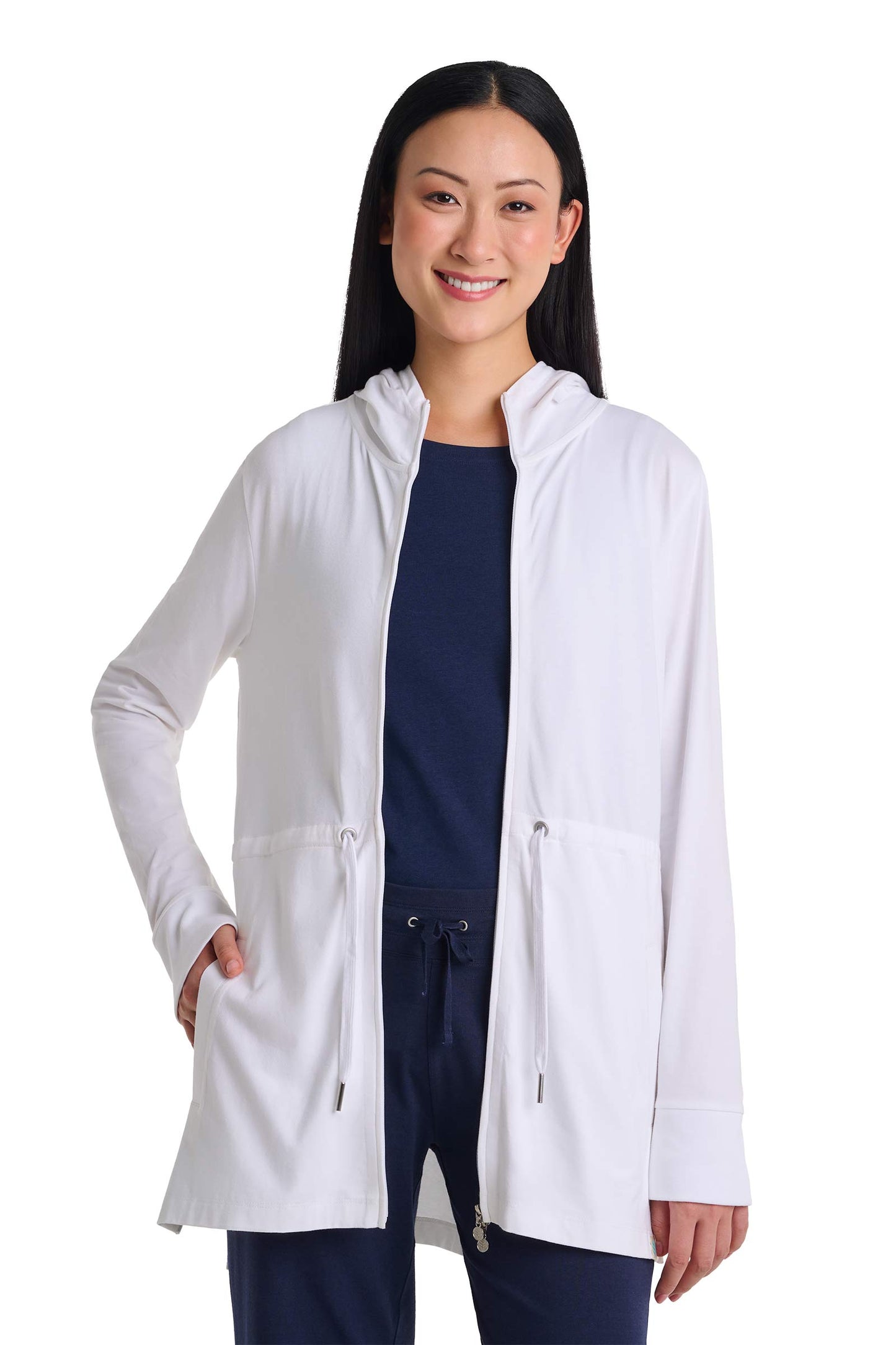 Women's Waterfront Hoodie | White