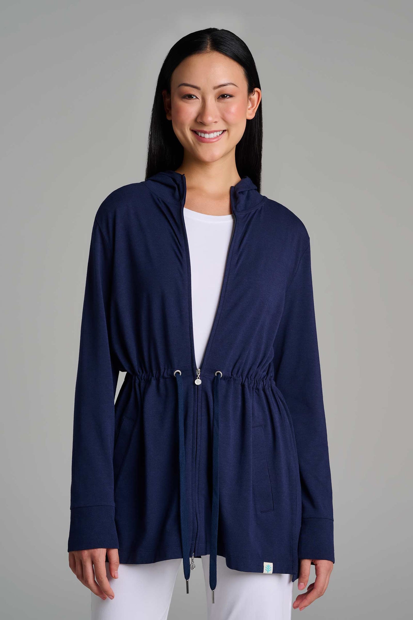 Women's Waterfront Hoodie | Navy