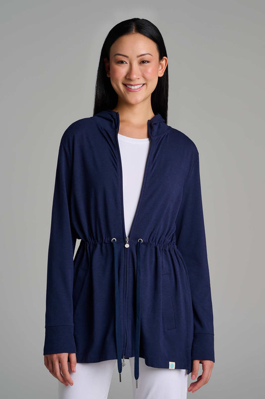Women's Waterfront Hoodie | Navy