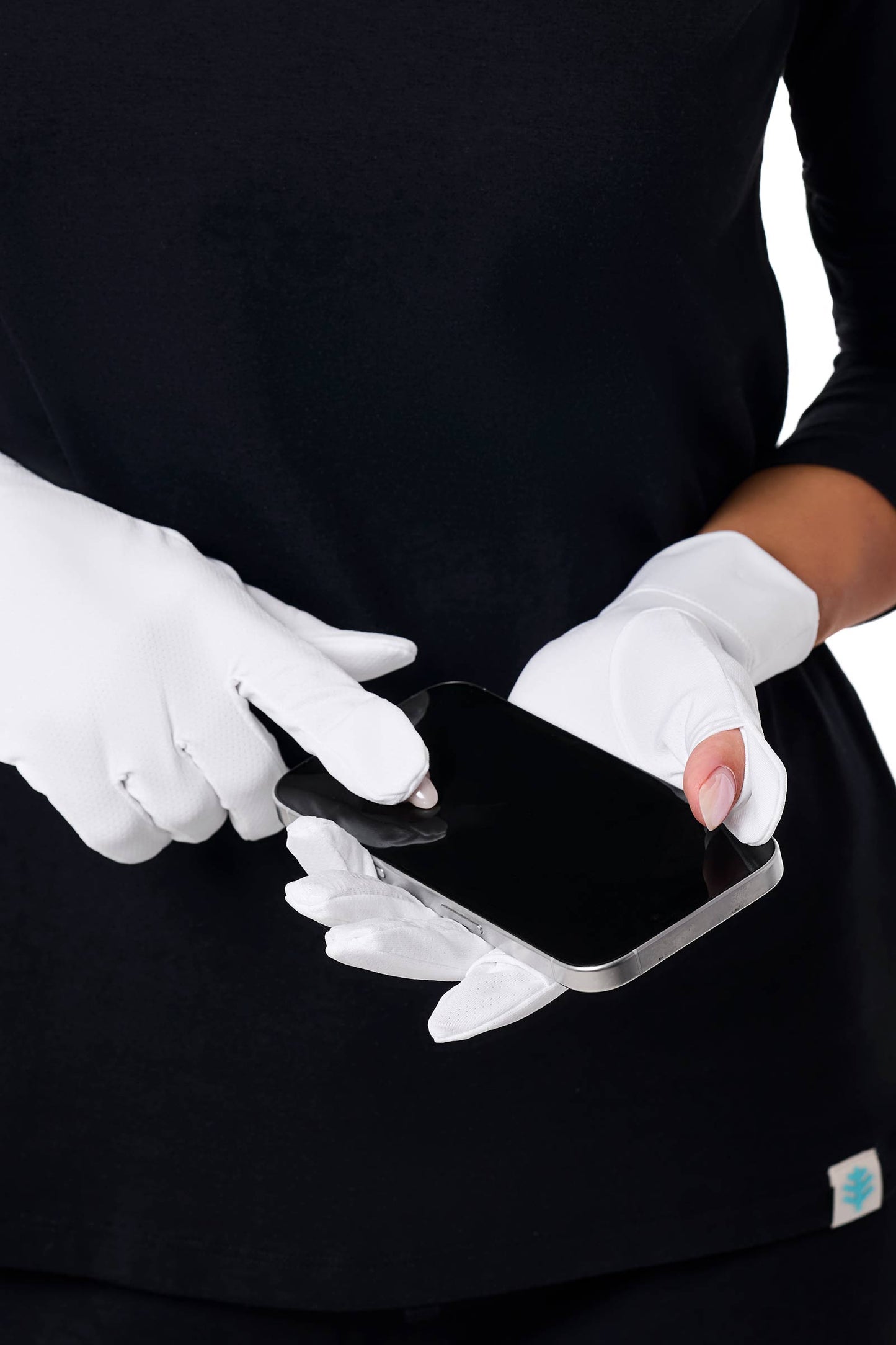 Unisex Fuji UV Gloves | White