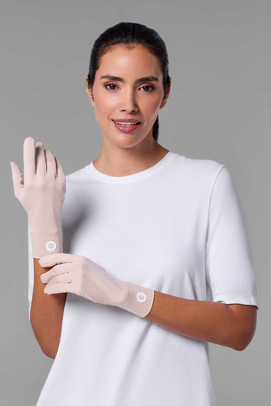 Unisex Fuji UV Gloves | Beige