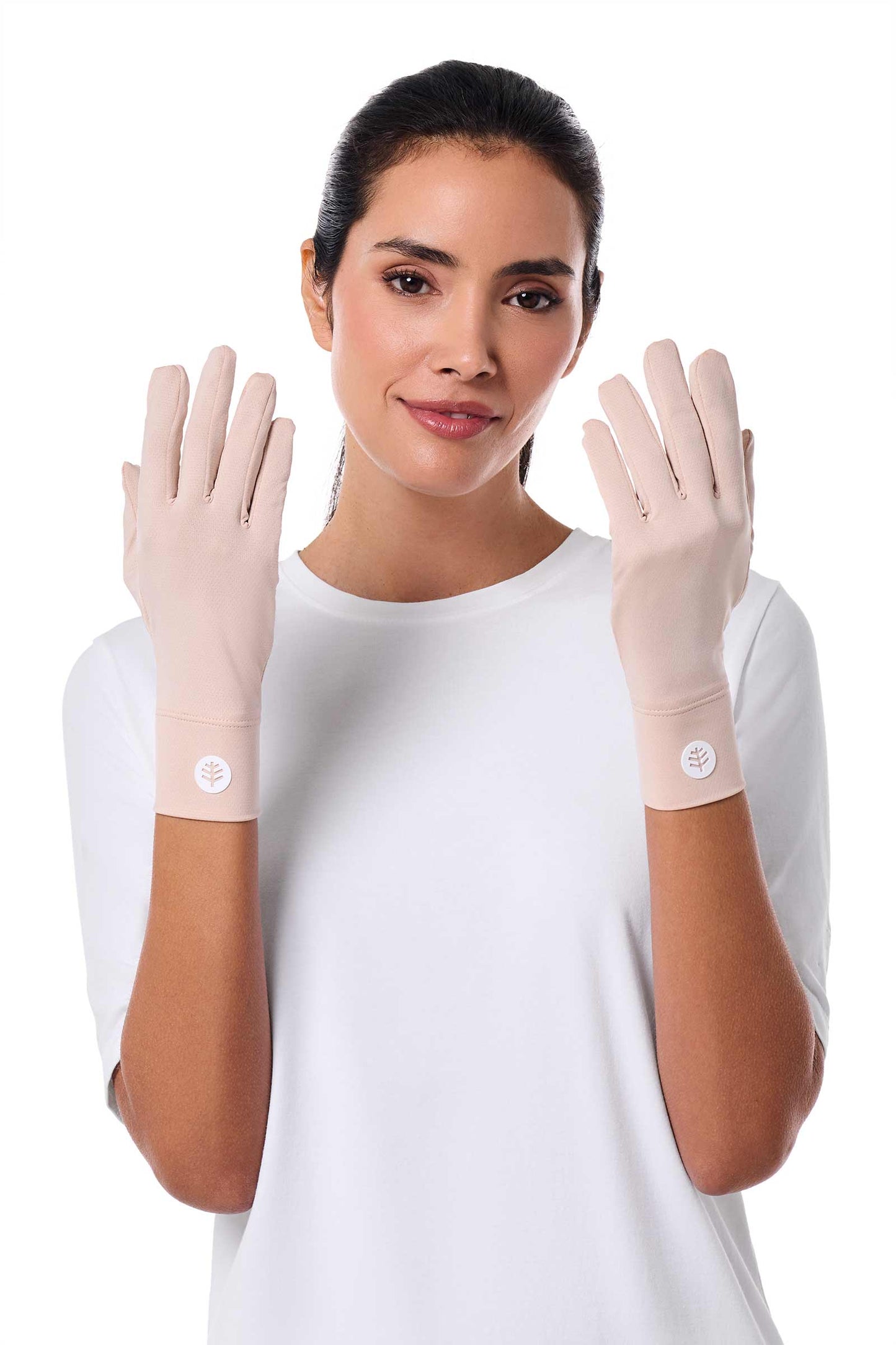 Unisex Fuji UV Gloves | Beige