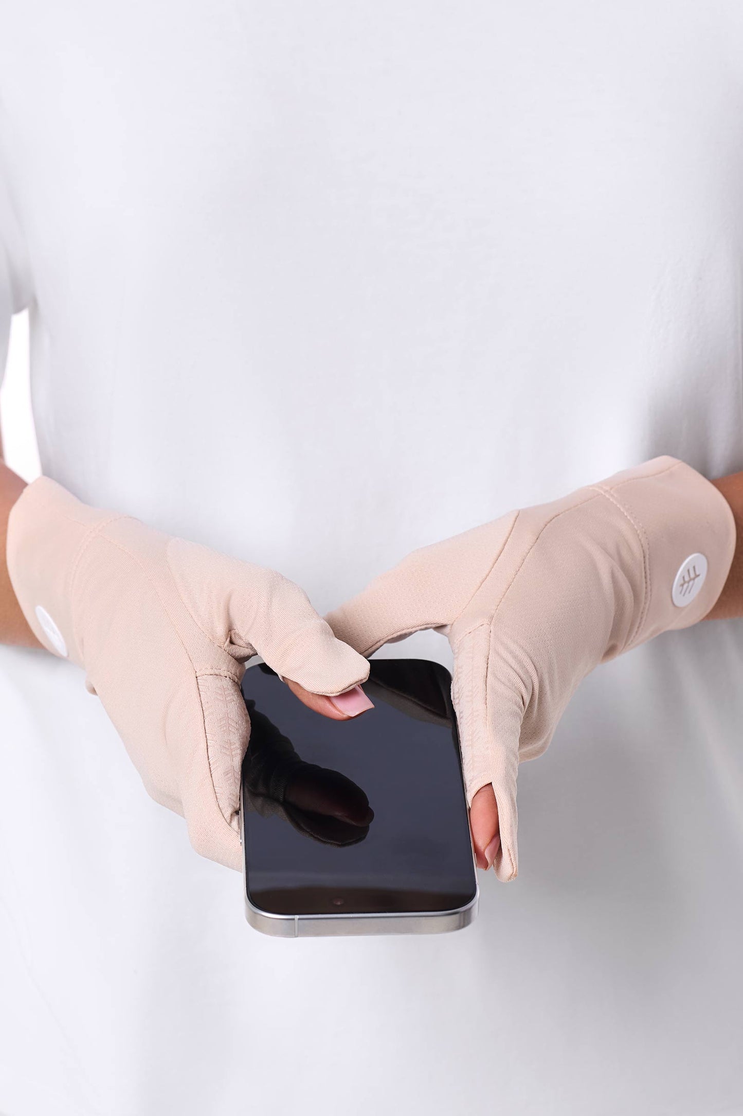 Unisex Fuji UV Gloves | Beige