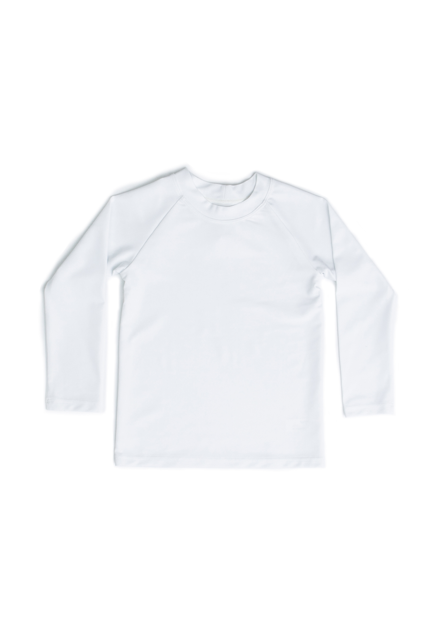 Kids' Long Sleeve Rash Guard | White