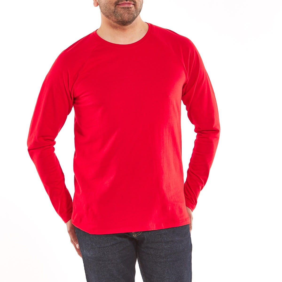 Men's Contractor Long Sleeve T-Shirt | Fire