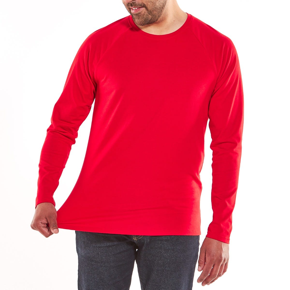 Men's Contractor Long Sleeve T-Shirt | Fire