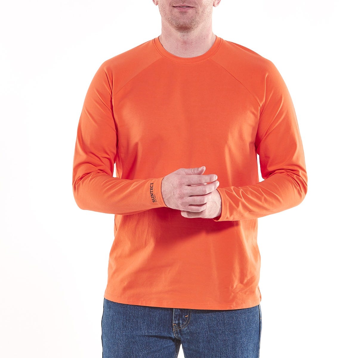 Men's Contractor Long Sleeve T-Shirt | Zone Orange