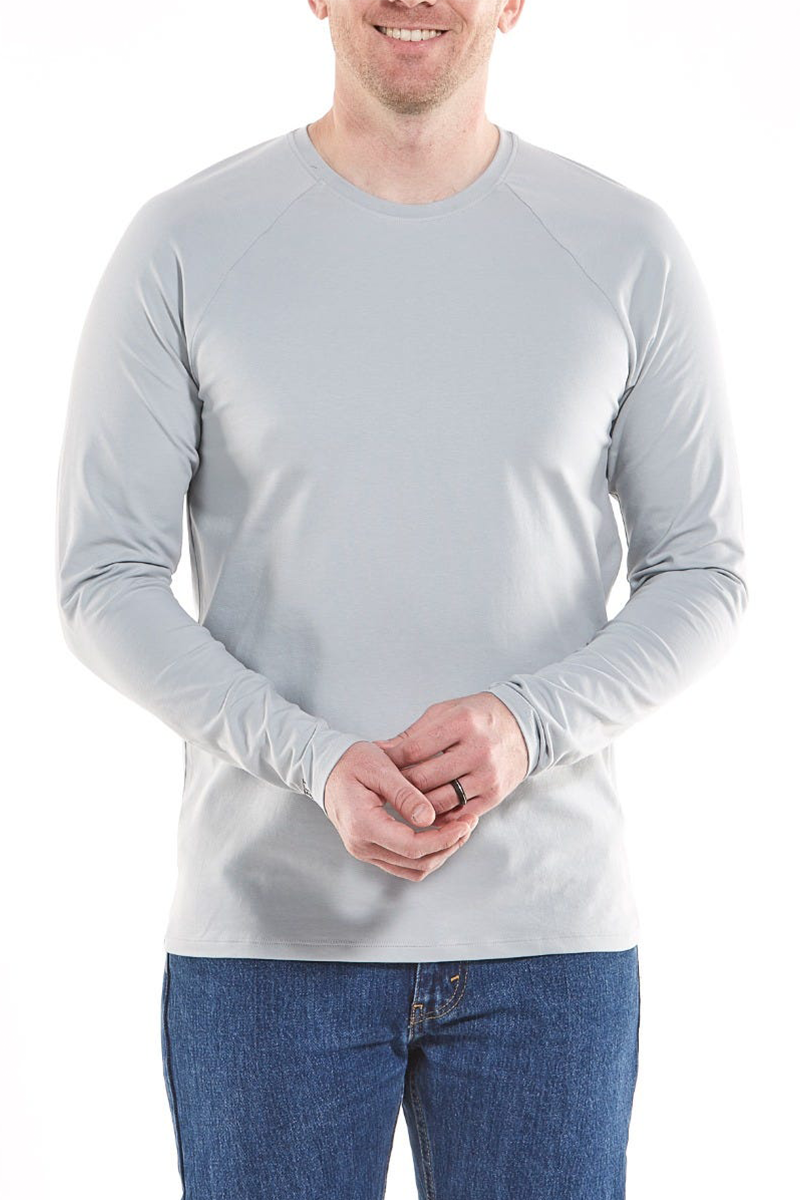 Men's Contractor Long Sleeve T-Shirt | Slate Grey