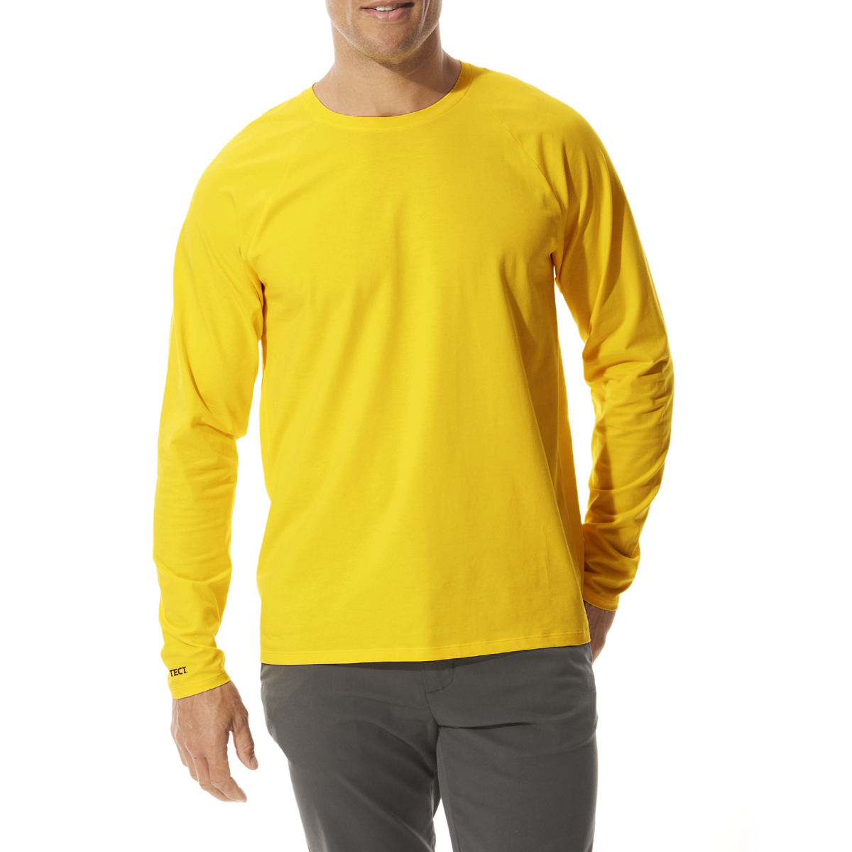 Men's Contractor Long Sleeve T-Shirt | Nautic Yellow