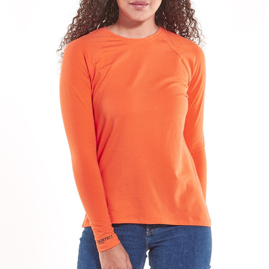 Women's Contractor Long Sleeve T-Shirt | Zone Orange