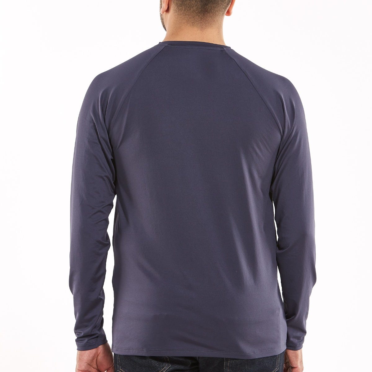 Men's Bosun V-Neck Long Sleeve T-Shirt | Charcoal