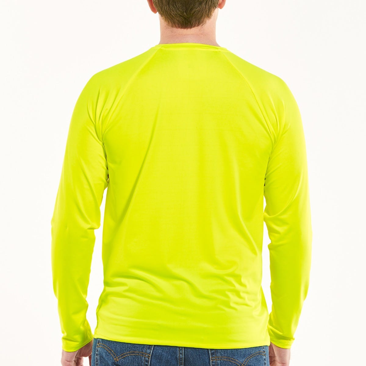 Men's Bosun V-Neck Long Sleeve T-Shirt | Safety Yellow