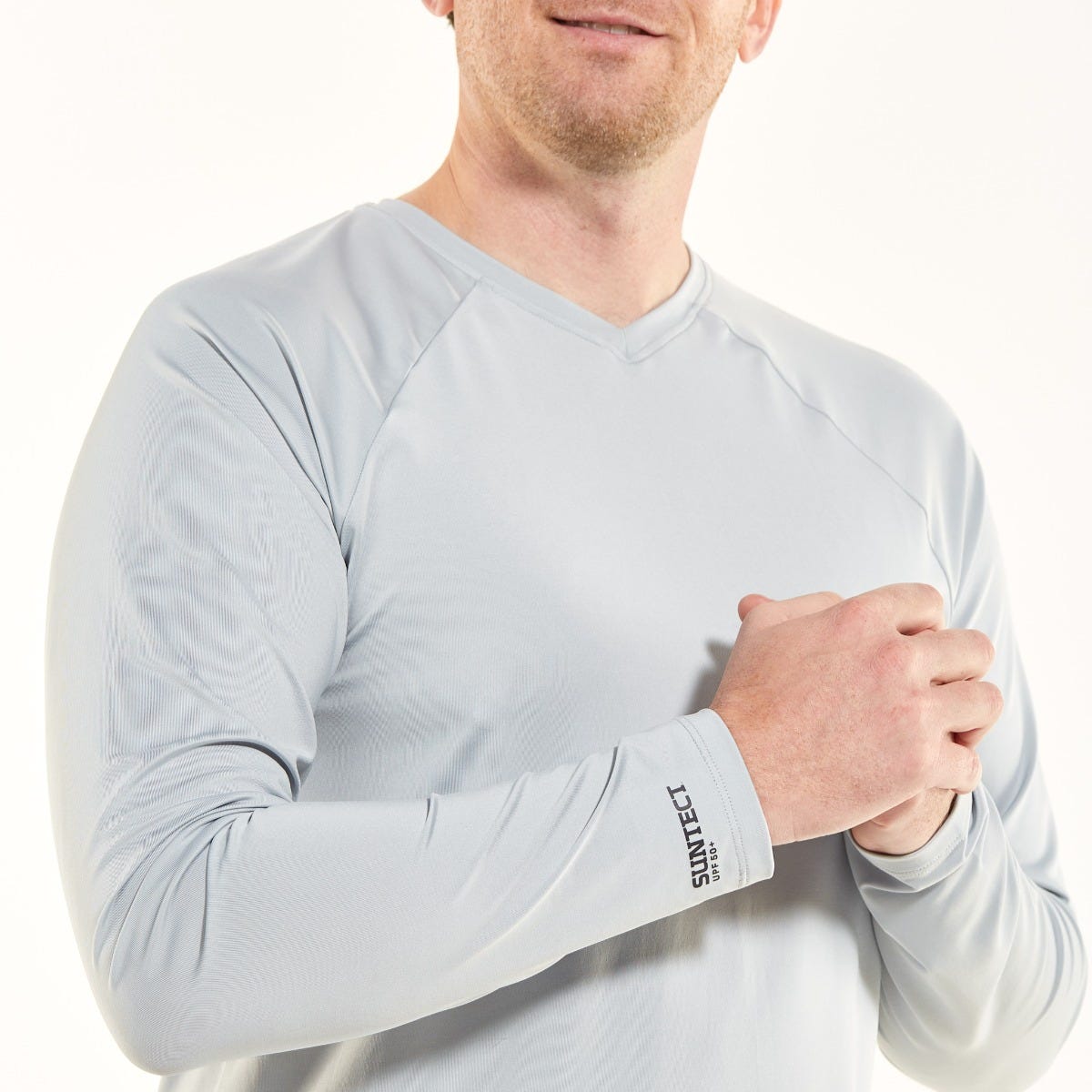 Men's Bosun V-Neck Long Sleeve T-Shirt | Slate Grey