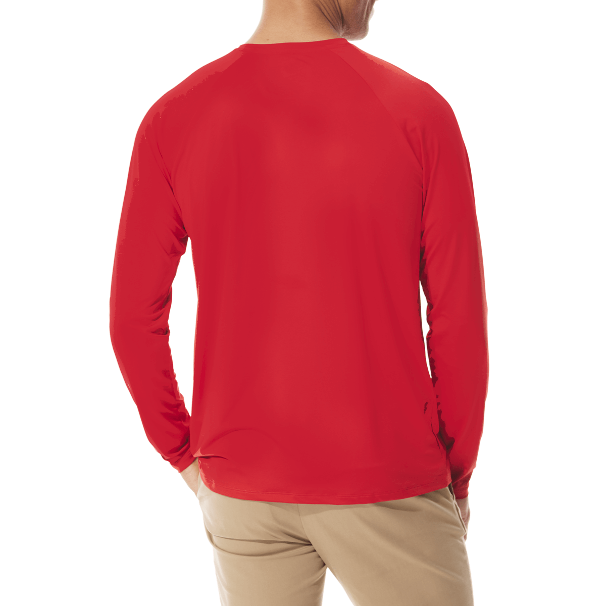 Men's Bosun V-Neck Long Sleeve T-Shirt | Fire