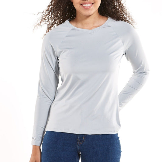 Women's Bosun V-Neck Long Sleeve T-Shirt | Slate Grey