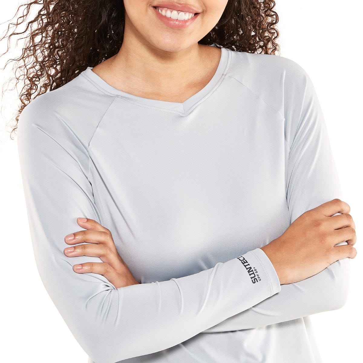 Women's Bosun V-Neck Long Sleeve T-Shirt | Slate Grey