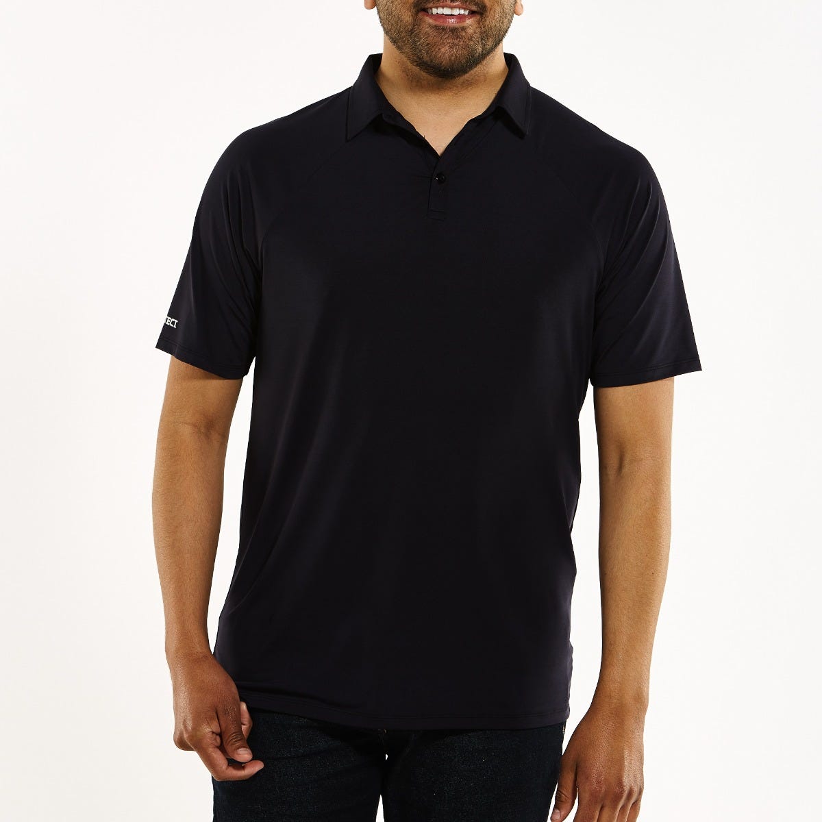 Men's Resort Short Sleeve Polo | Jet Black